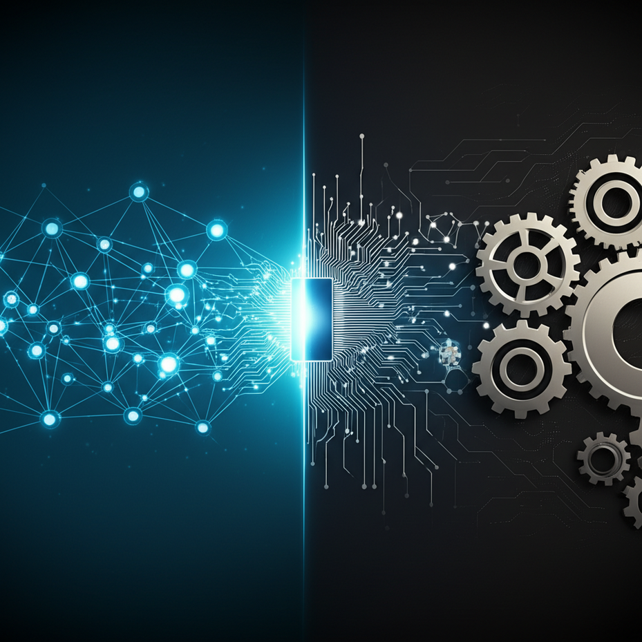 AI Automation vs Traditional Workflow image